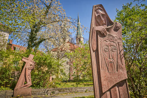 Gemeinde Altötting Landkreis Altötting Kreuzweg (Dirschl Johann) Deutschland AÖ